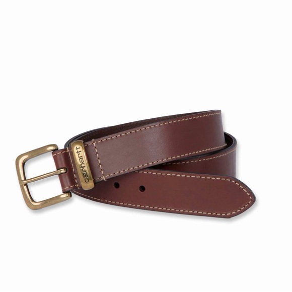 Carhartt Other - Carhartt Men’s Brown Leather Belt Size 40. Genuine Cowhide Leather A89
